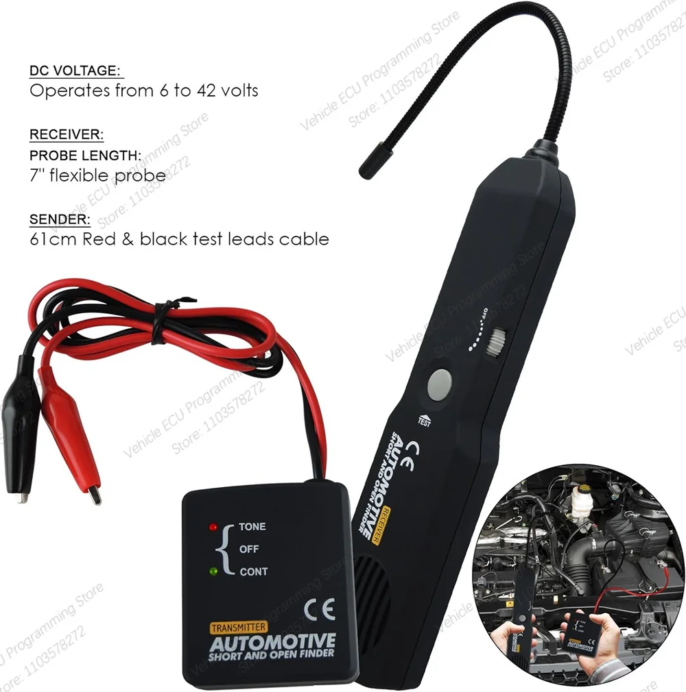 EM415 Automotive Breakout Tester Circuit Quickly Easily Find Short Open Connections Broken Connections Leakage Tracking Wires