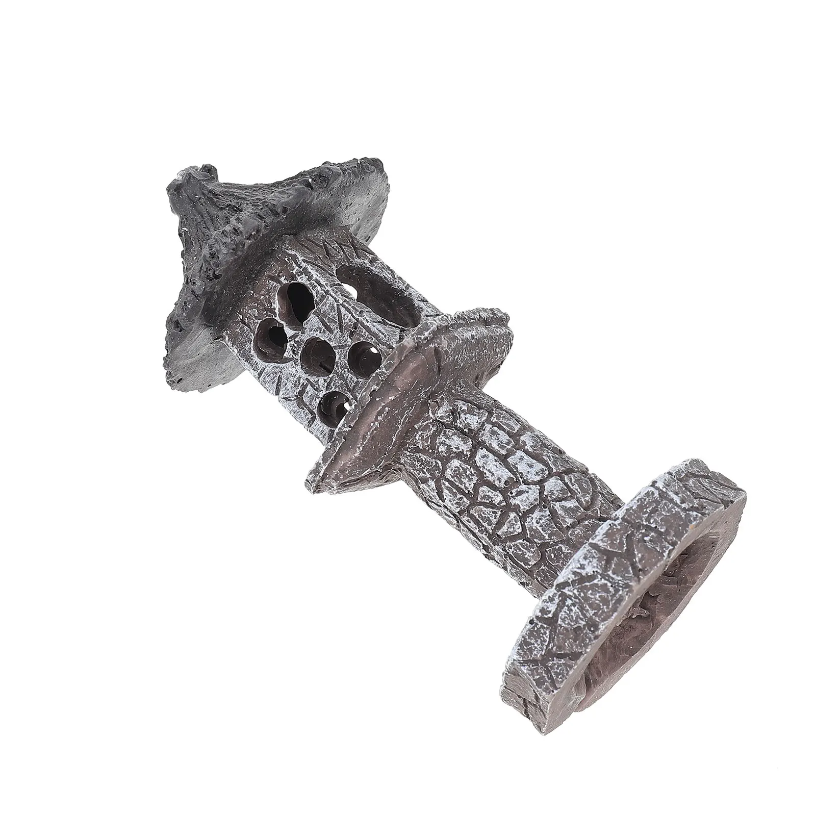 

Resin Road Lamp Aquarium Decoration Durable Fish Hideout Perfect for Fresh Saltwater Tank Fish Shrimp Hideaway