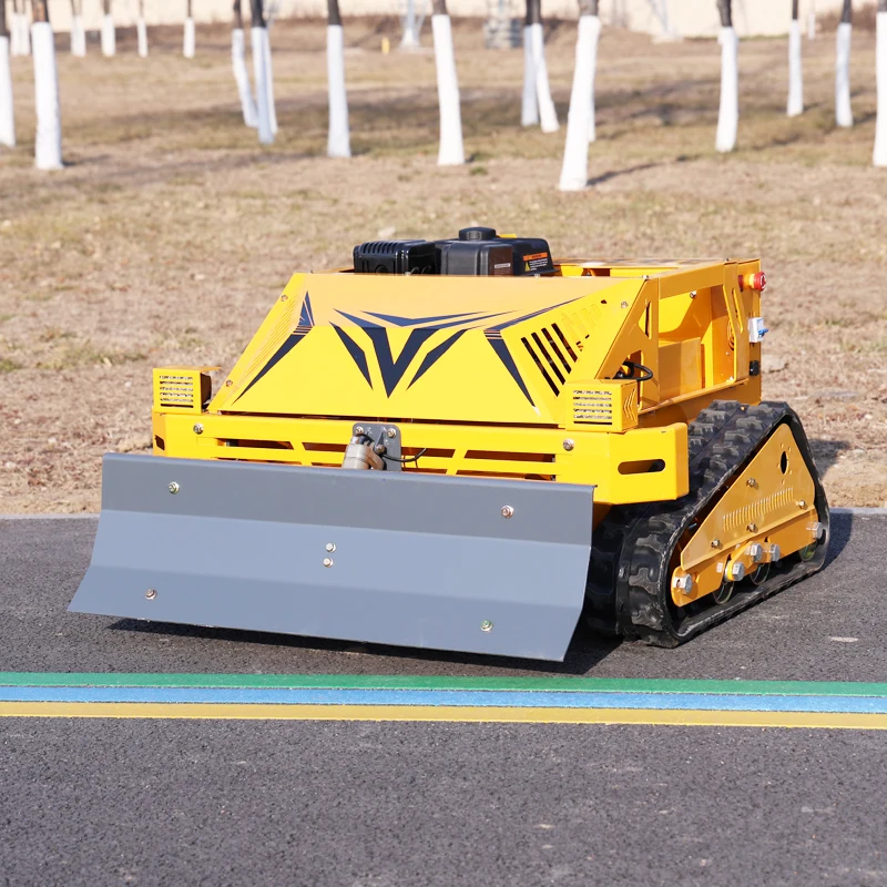 Customized Radio Controlled Tracked Lawn Mower Remote Controlled Robot Mower for Wild Grass Clearing garden flail mower