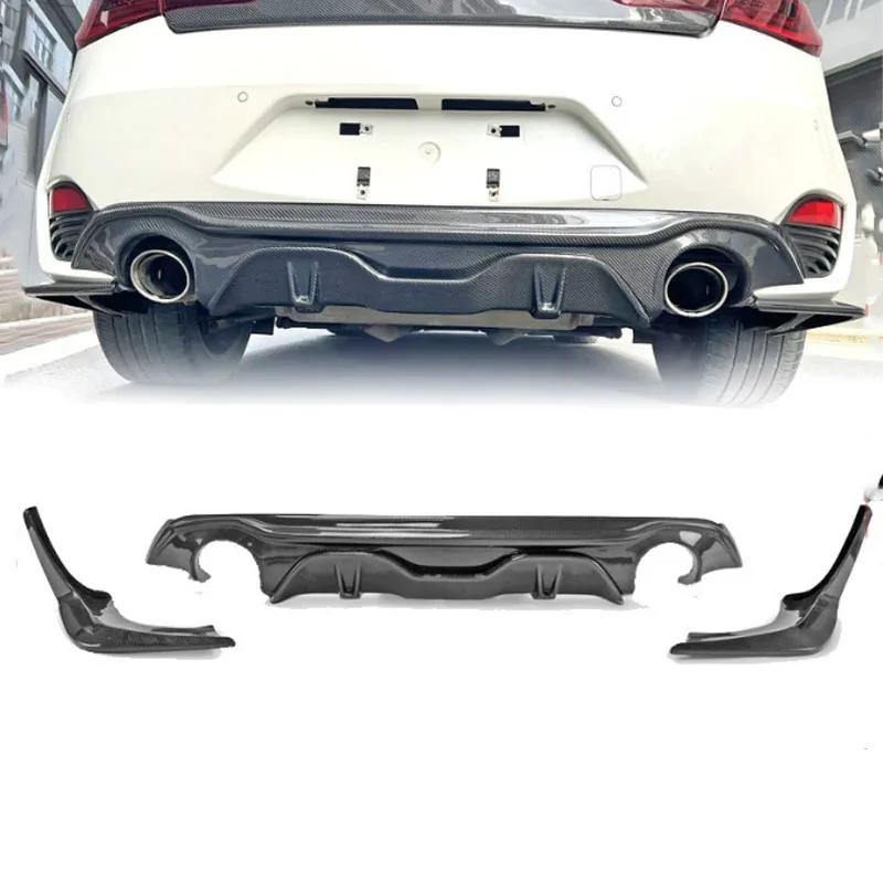 

2017 Infiniti Q60 CV37 Carbon Fiber EPA Rear Spoiler Lip Auto Parts Body Kit