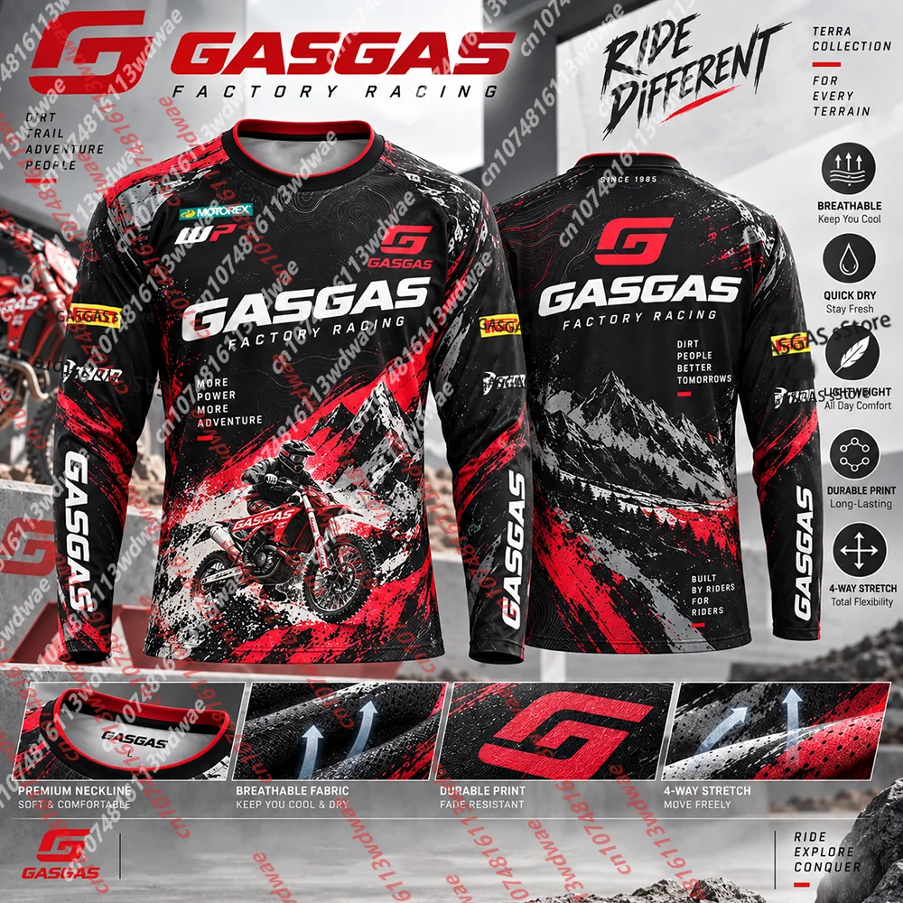 GASGAS Factory Racing Men Moto - Cycling Gear Jersey recension och pris