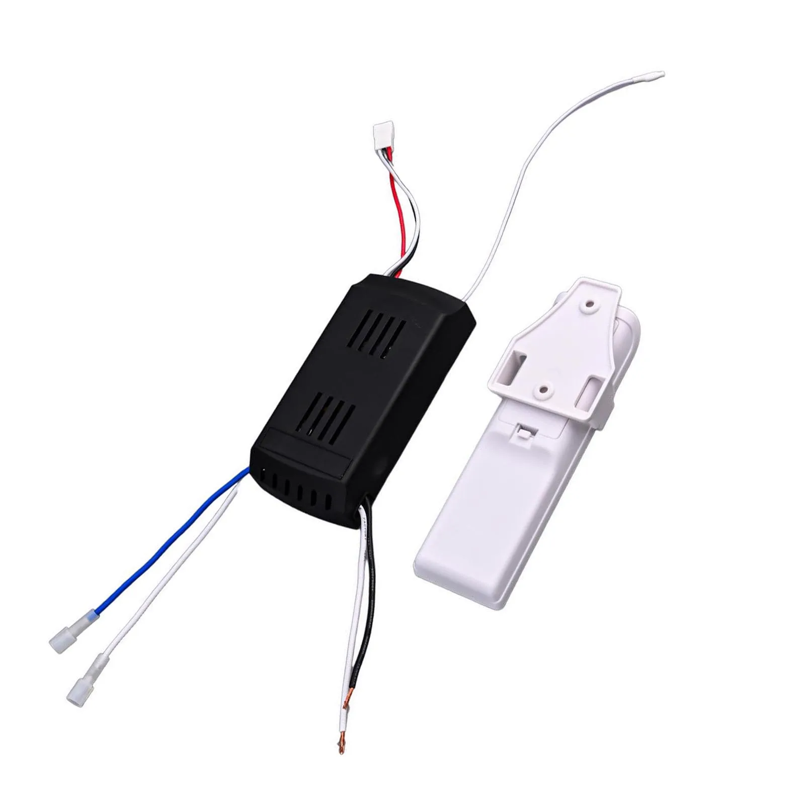 Fan Speed Controller Black White Light Receiver Controller Compact Size High-Quality PC Material Long Transmission Distance