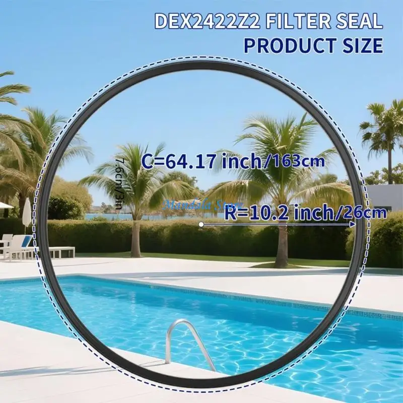 U2JC Rubber Filter Seal Gaskets Compatible for DE7220,C2020,Filters for Superior Leak Proof Performances and Cost Efficiency