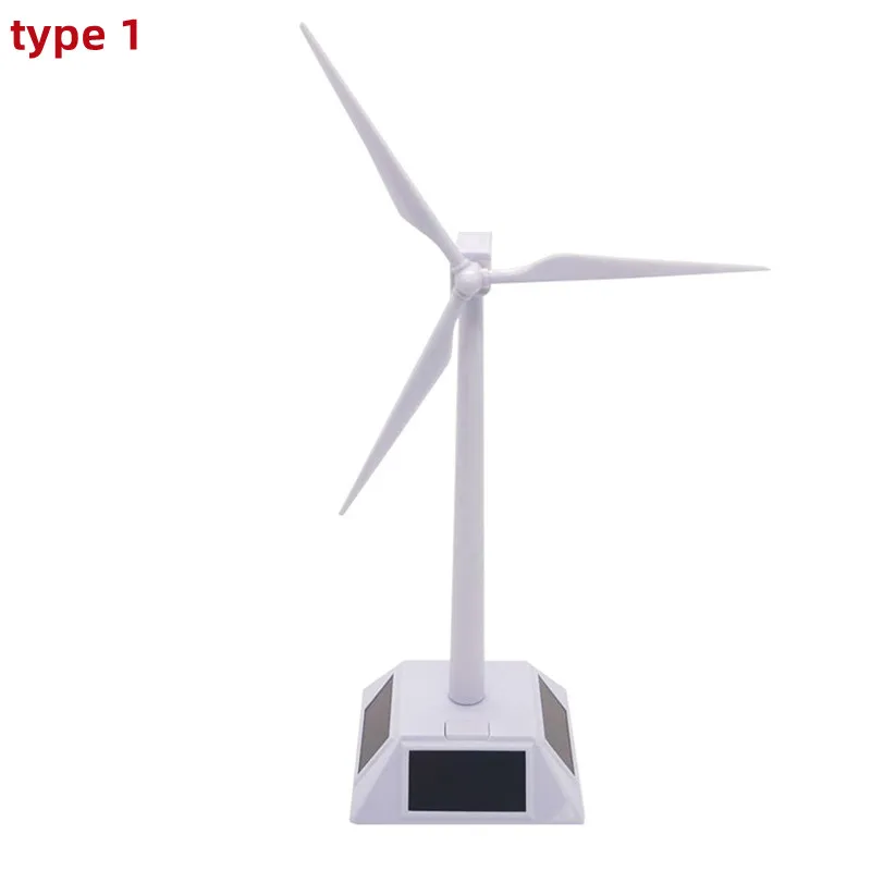 2-in-1 Solar Wind Generator Modell Geschenk Ausstellungsstand Windmühle Pädagogisches Montageset Desktop Dekoration Stromgenerator
