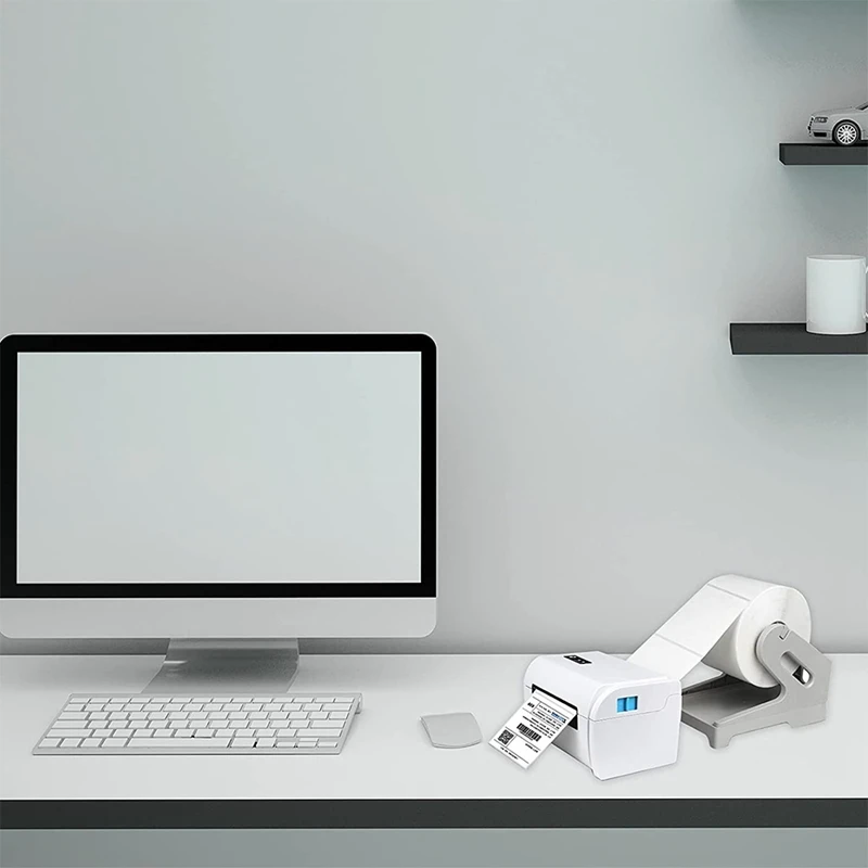 Labelhouder, Thermische Etikethouder Voor Rollen En Fanfold-Labels, Thermische Rolhouder Naar Desktop-Labelprinter