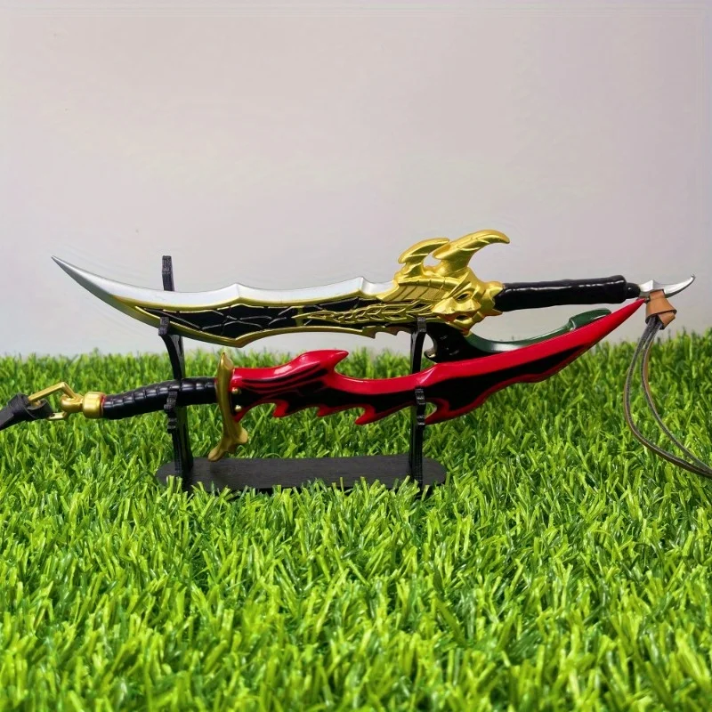 8.6inch Solo Leveling Katana Real Size Japanese Katana Sung Jin-Woo Samurai Sabre Metal Anime Cosplay Prop Ninja Knife Sword Toy