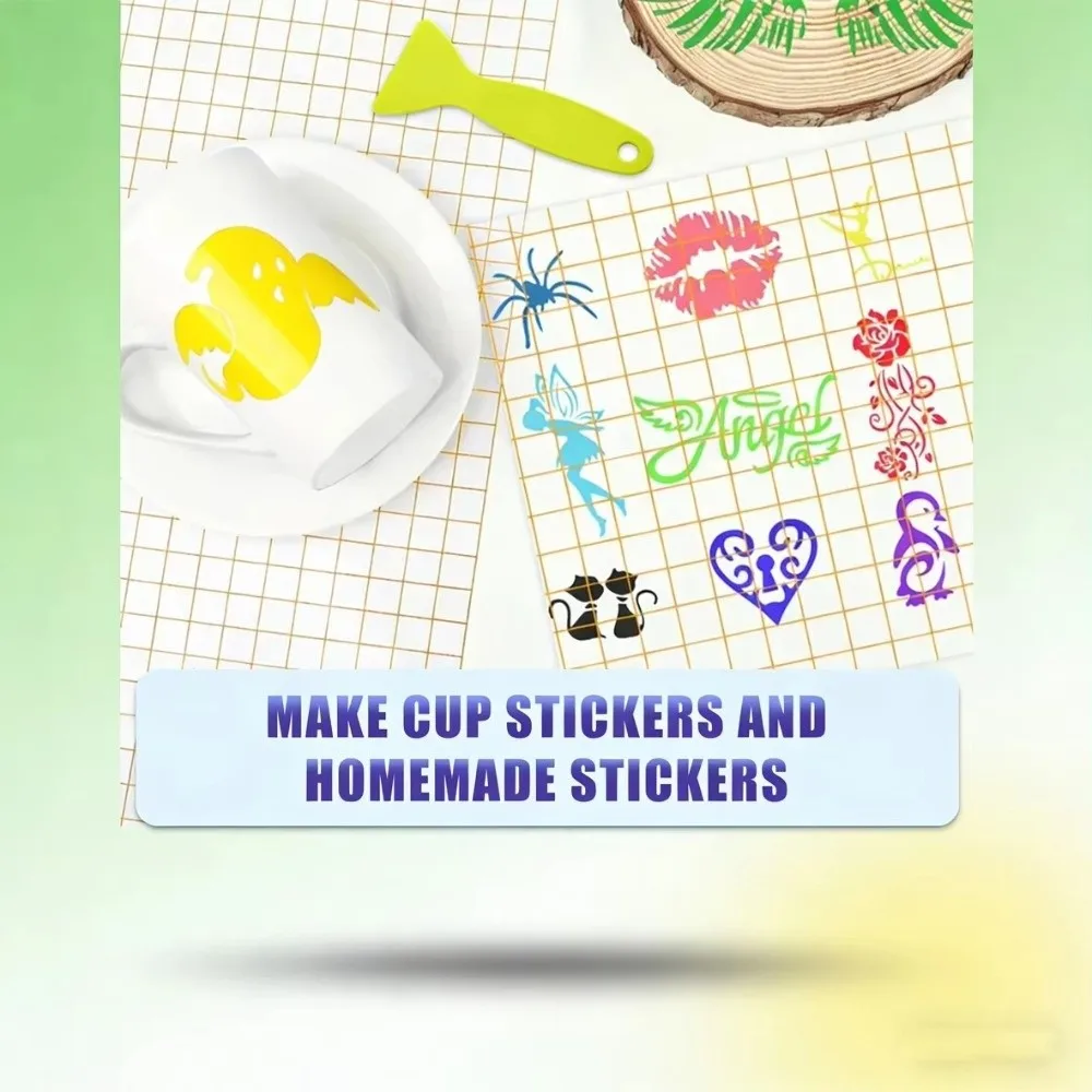 Self-adhesive Positioning Transfer Sticker Sticker Tape Roll Multifunctional Grid Transfer Film Transparent Lettering Film