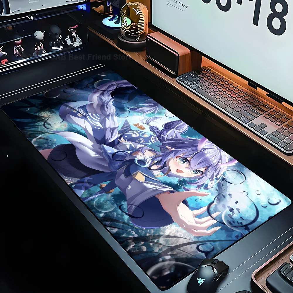 Bailu Honkai Star Rail Mousepad Mouse Mat Desk Mat With Pad gaming accessories Prime Gaming XXL Keyboard Pad