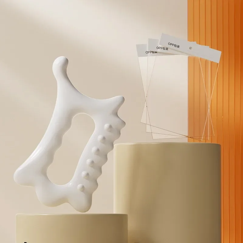 

Skin Scraping Gua Sha Korea Gouache Scraper Tools Face Massager Face Factory Head Massager White