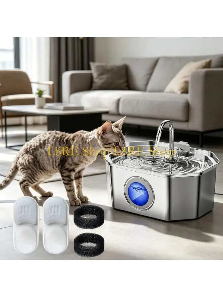 

L8RE 32Pcs Effective Animal Drinking Device Filters For Clean Drinking Water