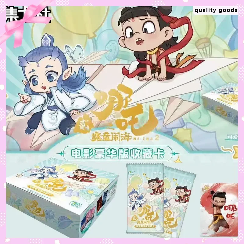 

Ne Zha 2 Kayou The Demon Childs Naohai Card Dou Tian Pack Aobing Aoguang Taiyi Zhenren Movie Series Коллекция карт Игрушки Подарки