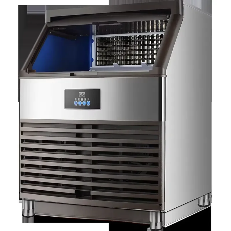 For ICEMIX KIM98 100kg/24hrs Commercial Electric Cube Ice Autofilling Hotel Use Big Storage Capacity Class Energy