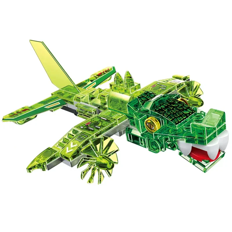 Tung Tung Tung Sahur Trasparente Italia Tralalero Tralala Brainrot Building Blocks Assemblaggio Mattoni Giocattoli per Regali Di Compleanno