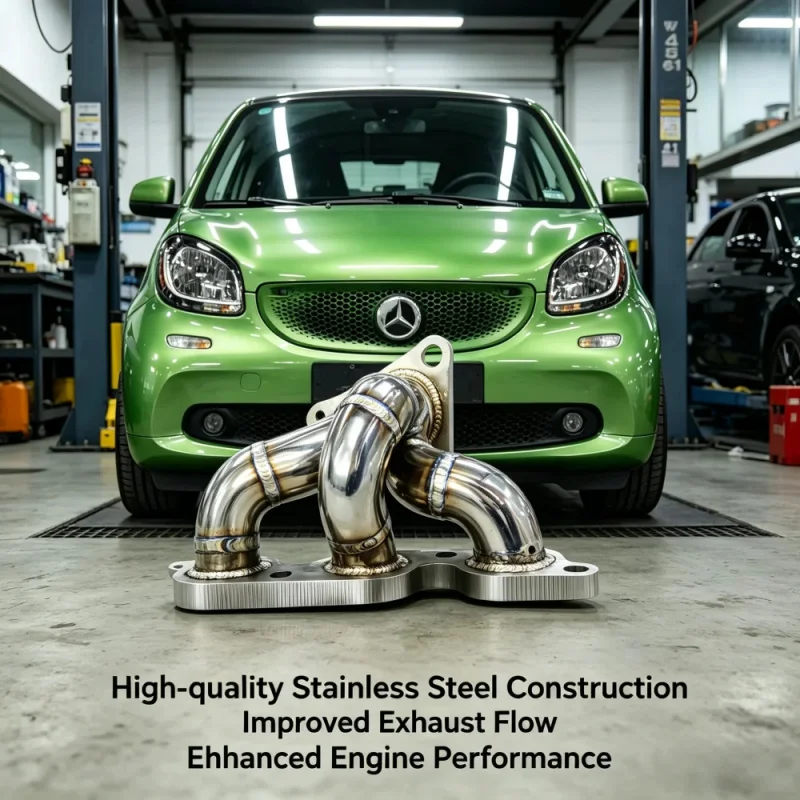

Car Exhaust Manifold Header for Mercedes-Benz Smart W451 451 1.0 Stainless Steel Performance Exhaust Pipe Power Upgrade