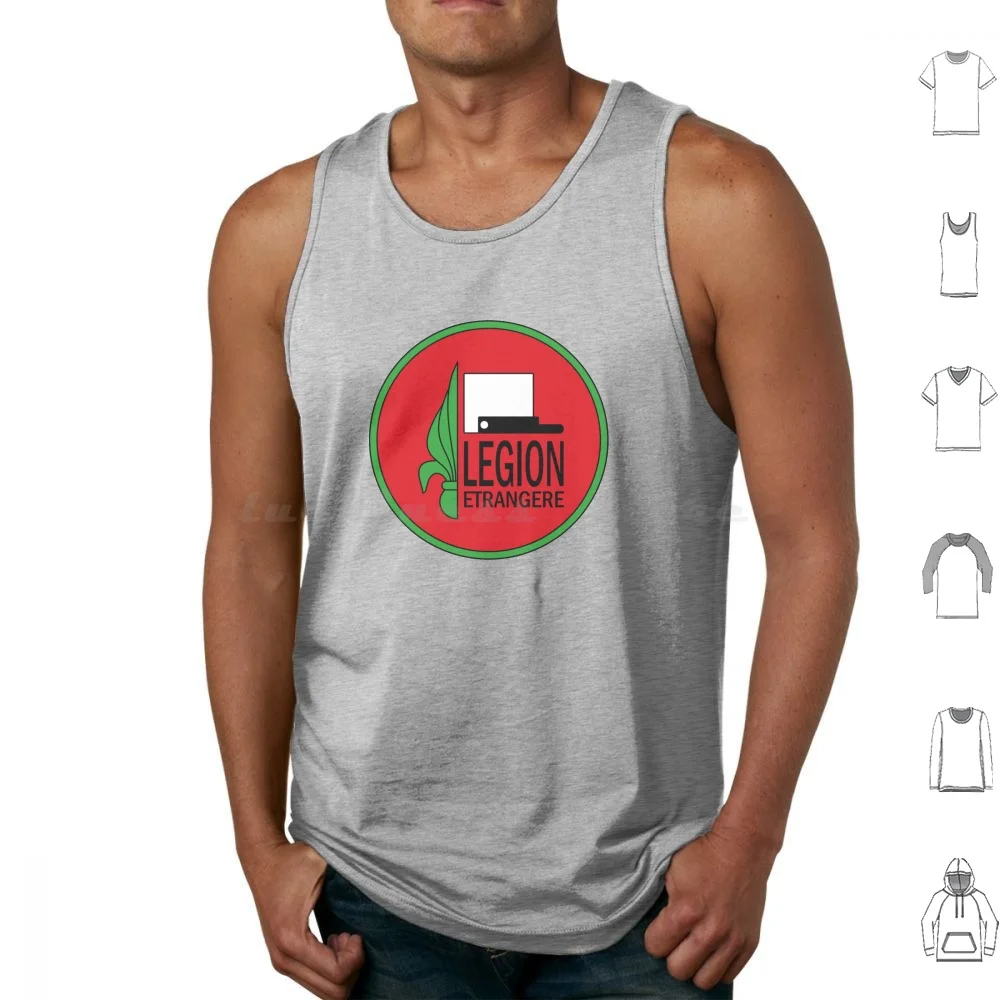 French Foreign Legion Tank Tops Print Cotton Foreign Legion French Foreign Legion Legion Legionnaires France French