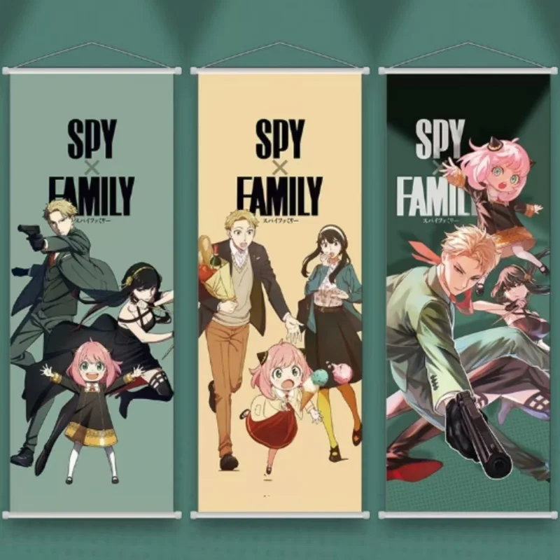 

SPY×FAMILY Anya Forger New Poster Scroll Hanging Painting Mural Collection Flannel 25*70cm Animation Peripheral Decoration Gift