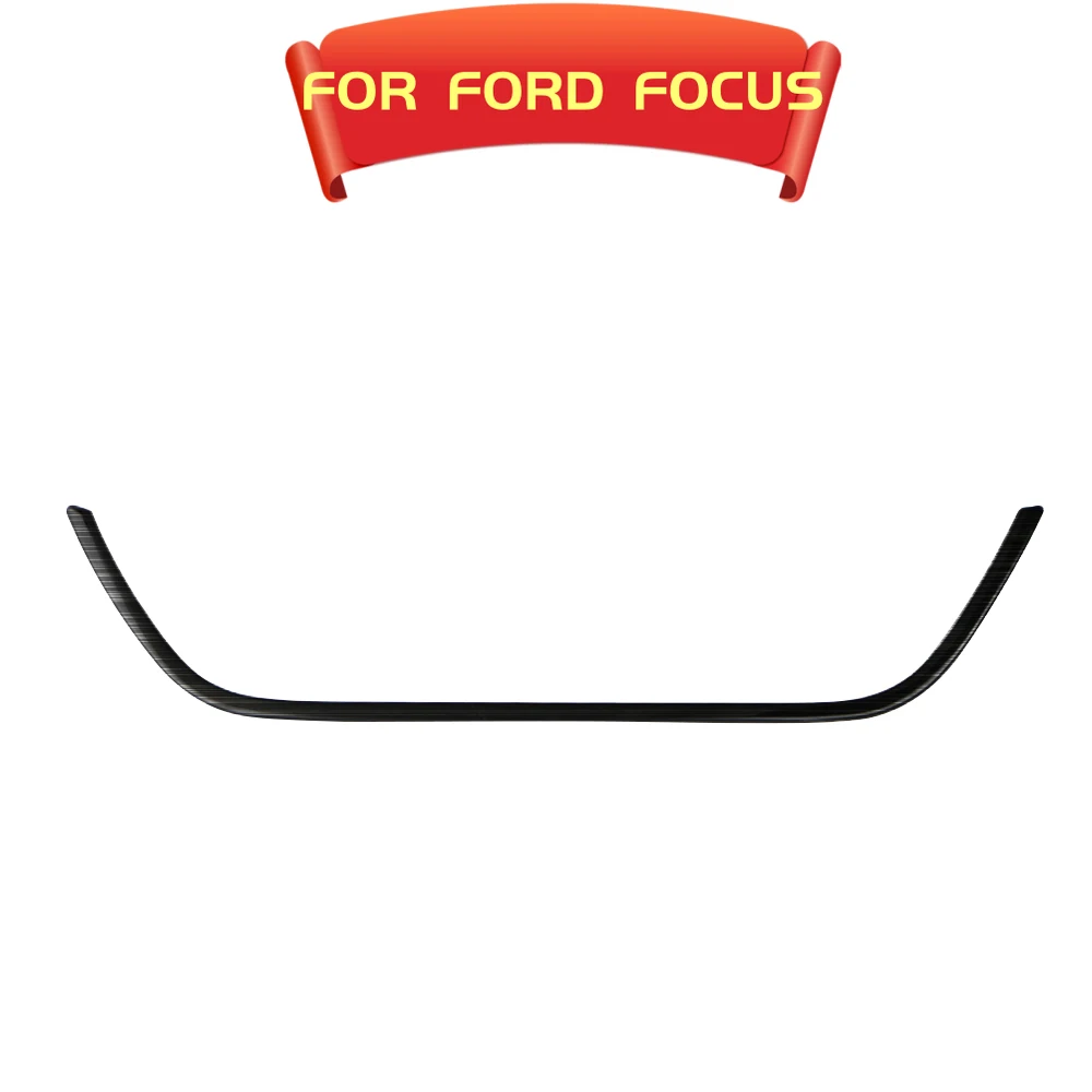 2 Colors For Ford Focus 2019 2020 Stainless Steel Central Control Air Condition Vent Outlet Underside Cover Trim Accessories