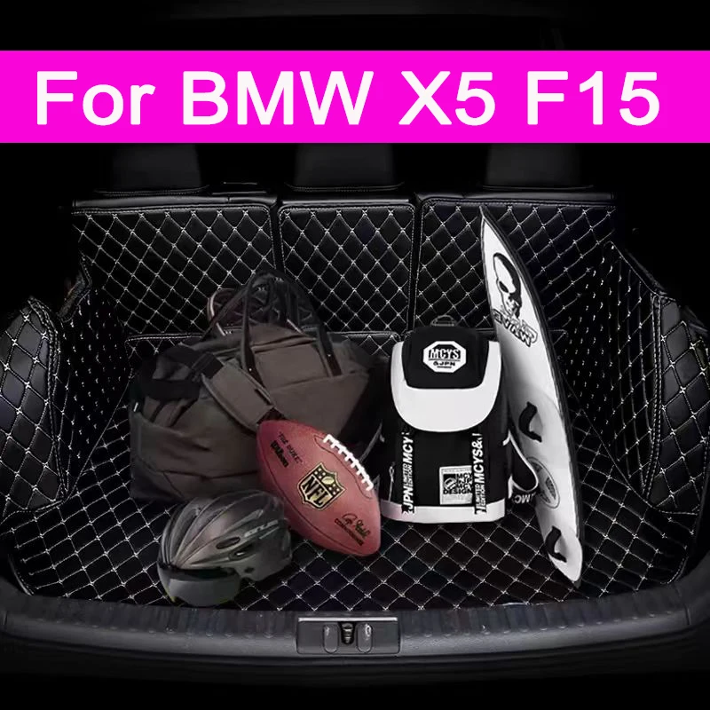 Car trunk mat for BMW X5 F15 Five seats 2014 2015 2016 2017 2018 cargo liner carpet interior accessories cover