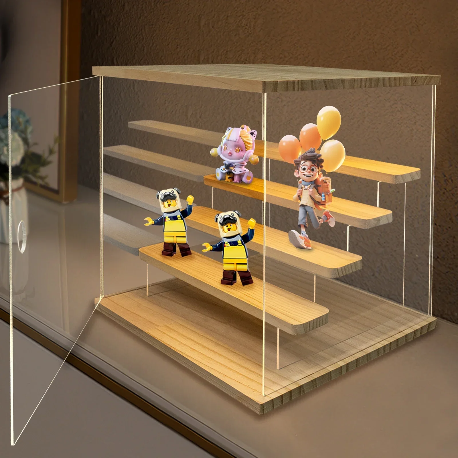 

Acrylic Storage Box with Dust Cover – Display Stand and Model Hand Box Cabinet