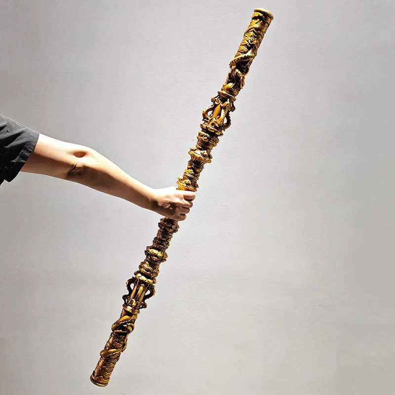 11Black Myth Wukong Golden Hoop Retractable Semi-Metal Model 1 To 1 Solid Toy Ruyi Golden Hoop..