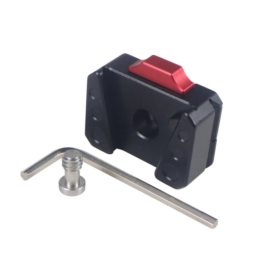 Feldmonitor, Schnellspanner, Schiebeplatte, V-Mount, 38 mm, Arca-Typ, Stativ, Kamera, Gimbal, schneller Schalter für Gopro OSMO 360 ° Ständer – Detail 5