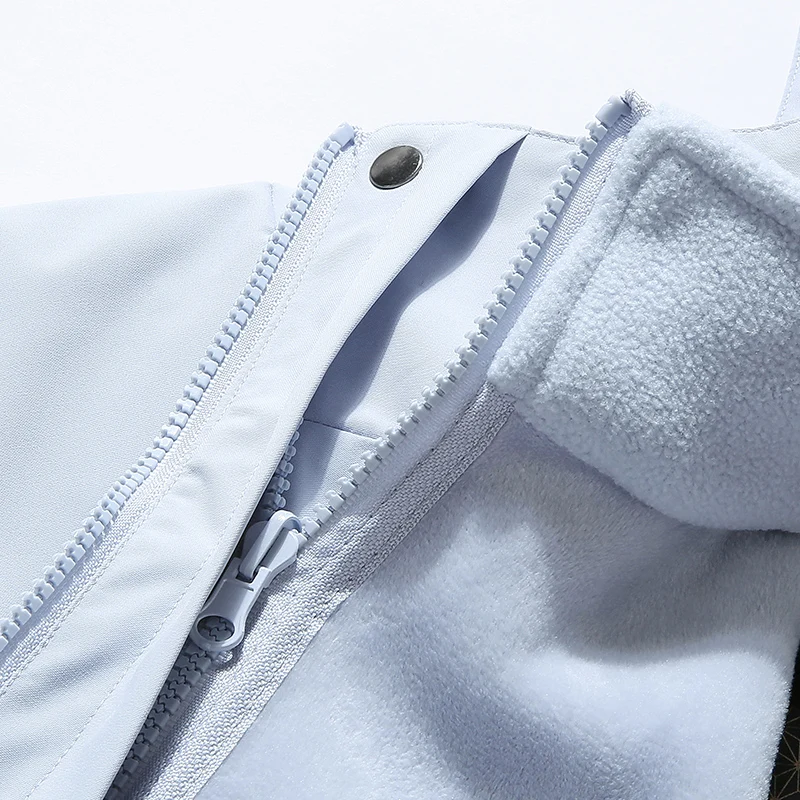 2025 للجنسين الرياضة في الهواء الطلق 3 في 1 سترة الخريف الشتاء الصوف الدافئة الداخلية بطانة معطف الرجال/النساء السفر التنزه الترفيه ملابس خارجية