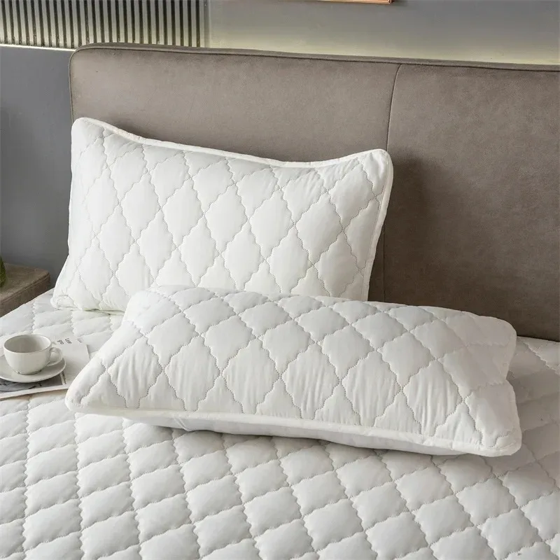 2 Pieces Waterproof Pillowcase Anti Stain Machine Washable Pillow Cover Bedroom Decoration Suitable For With Children And Pets image 3