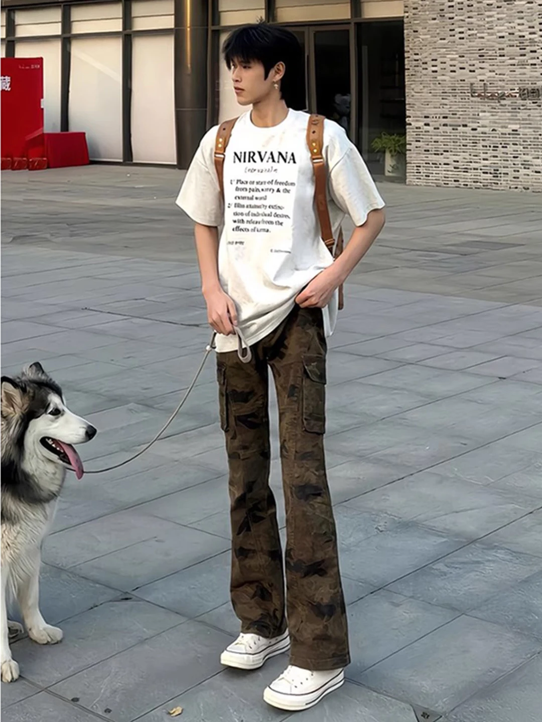 

Брюки Cleanfit Camouflage Workwear, мужские, летние, тонкие, эластичные, прямые, в американском стиле, расклешенные джинсы, молодежные, трендовые