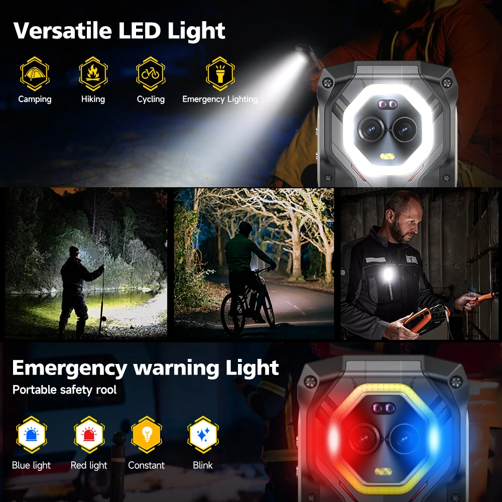 Ulefone Armor Mini 20 4G هاتف متين 4.7 بوصة 16 جيجابايت + 256 جيجابايت 64 ميجابكسل كاميرا ليلية هاتف ذكي أندرويد 14 6200 مللي أمبير هاتف محمول NFC 33 وات #3