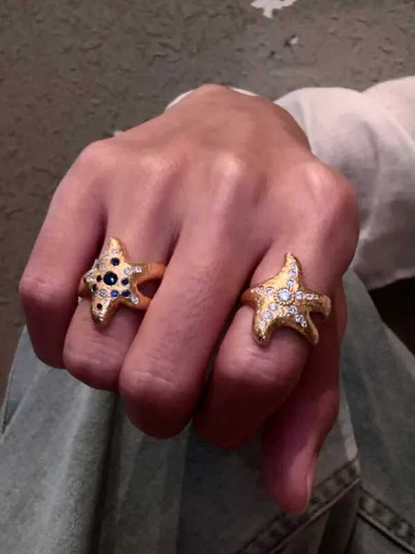 

Уникальное винтажное кольцо Starfi с бриллиантами, ретро-дизайн, высококачественные модные ювелирные украшения и аксессуары