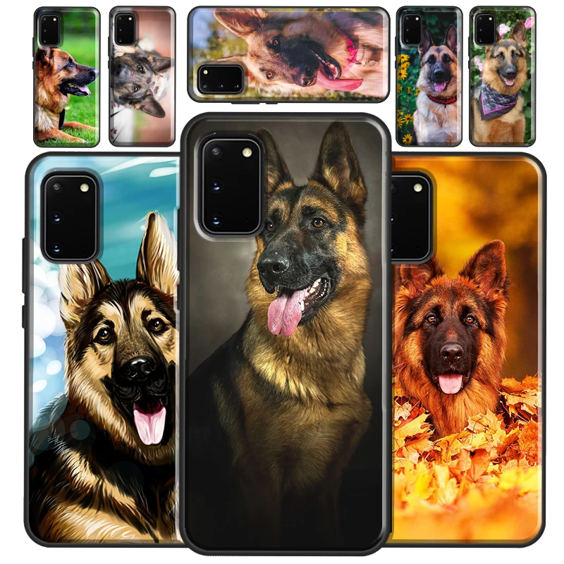 German Shepherd Dog Case For Samsung Galaxy S22 S21 S23 Ultra Note 20 S8 S9 S10 Note 10 Plus S20 FE Back Cover