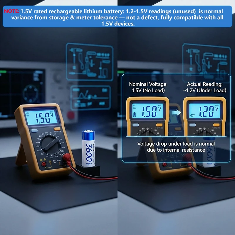 NOHON 8/12 Slot AA Rechargeable Lithium Battery AAA Original Batteries Charger Intelligent Fast Charging for Toy Remote Control