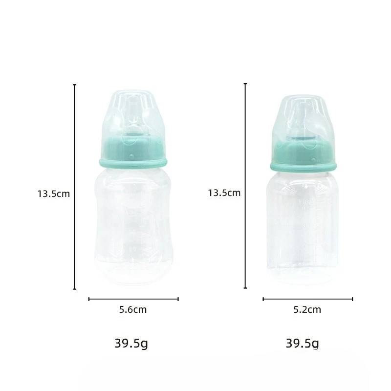 

150ml Standard Neck PP Baby Bottle Anti Colic Design Shatterproof Material Breast Pump Compatible Newborn