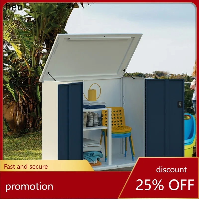 

CZ household drum washing machine dryer storage cabinet garden waterproof storage cabinet garden tool cabinet