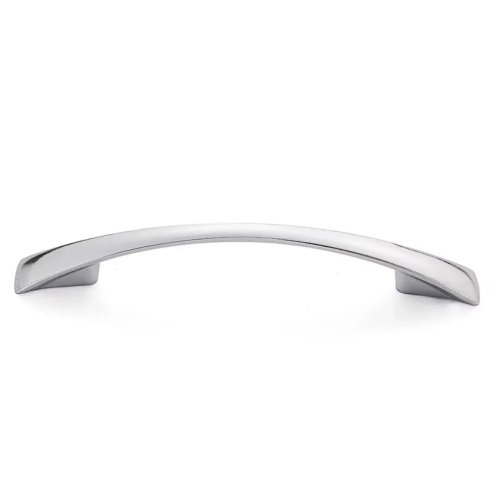 2PCS Curved Profile Cabinet Handles Pull Style Solid Structure Cupboard Handles Curved Handle Screw Mounting Drawer Pulls