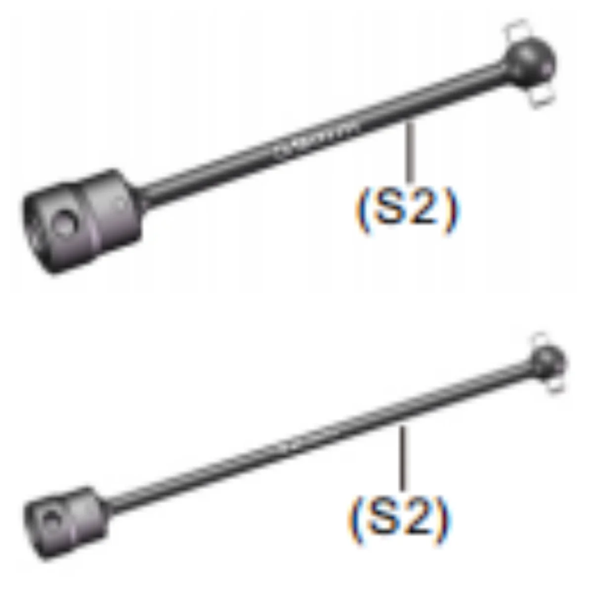 

Запчасти HNR, центральный приводной вал из пружинной стали H980038 H980039 для 1/10 H9804MK FOXHOUND, радиоуправляемые модели автомобилей, раллийные гонки, внедорожные автомобили