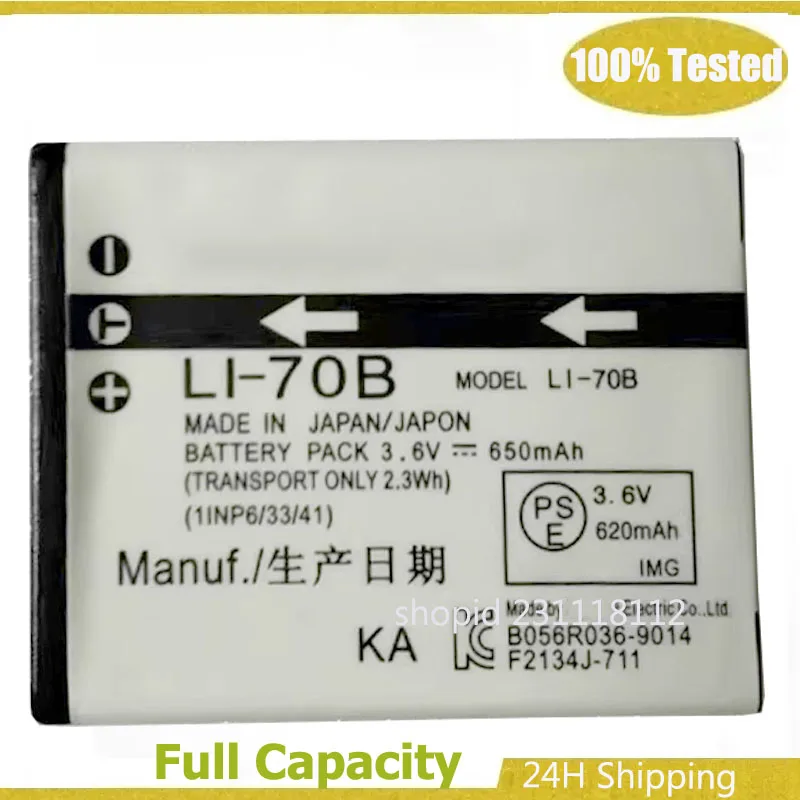 10pcs Li-70B Li 70B Li70B Battery for Olympus FE-4020 FE-4040 FE4020 X940 D705 FE5040 D-705 D-710 VG-110 VG-140 Batteria
