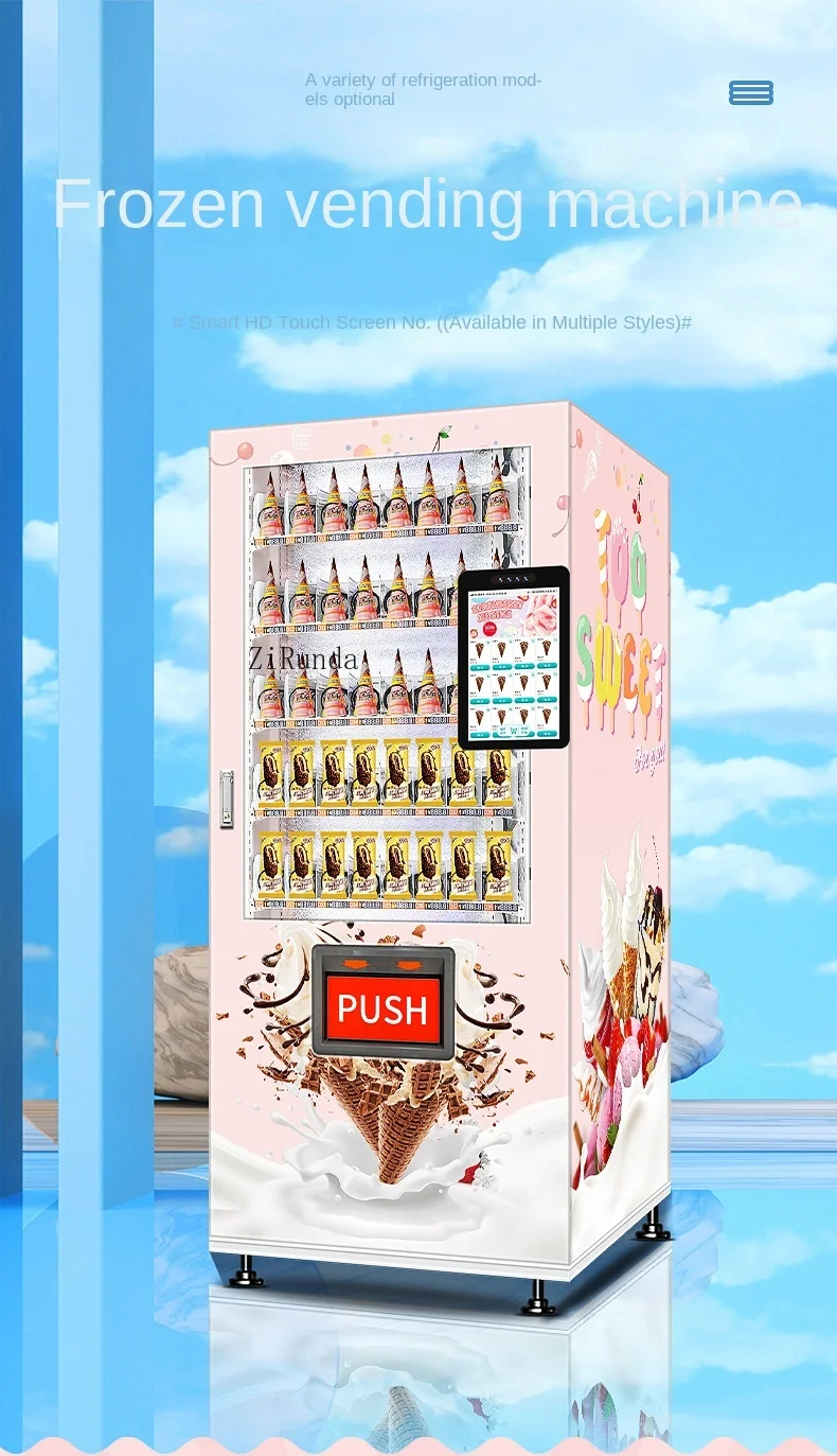 Distributore automatico di gelati morbidi per yogurt per auto a gettoni