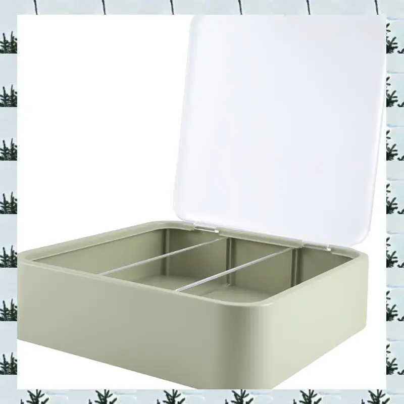 

Wall-Mounted Clear Display Case Clear Display Box For Figures +Door ,Avocado Green