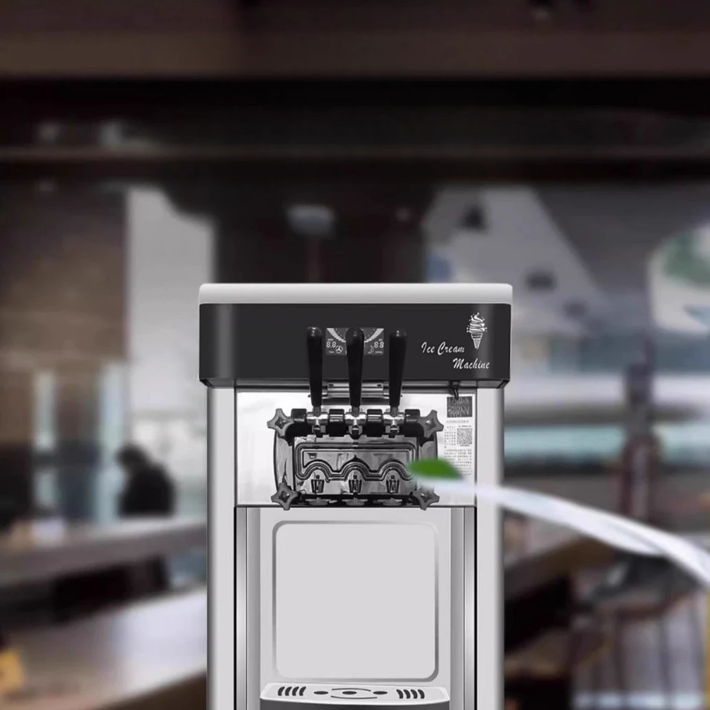 

Ice cream machine Commercial ice cream Automatic ice cream machine Desktop vertical cone
