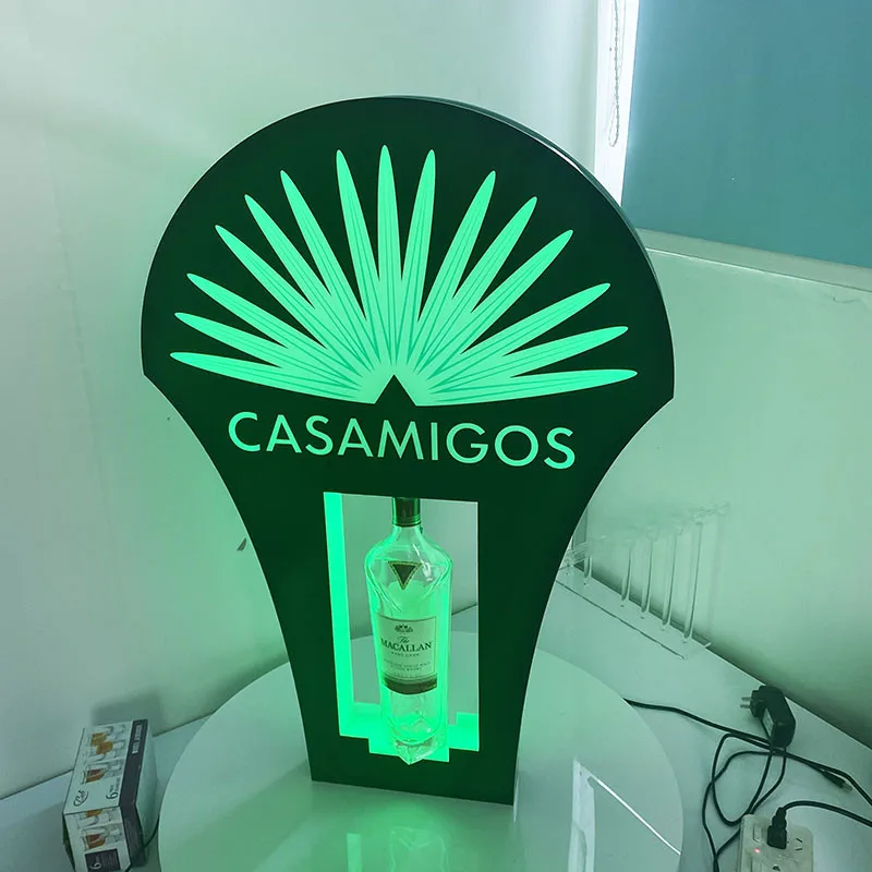 Casamigos Tequila Bottle Presenter Led Acrylic Glorifier VIP Service For Nightclub Lounge Bar