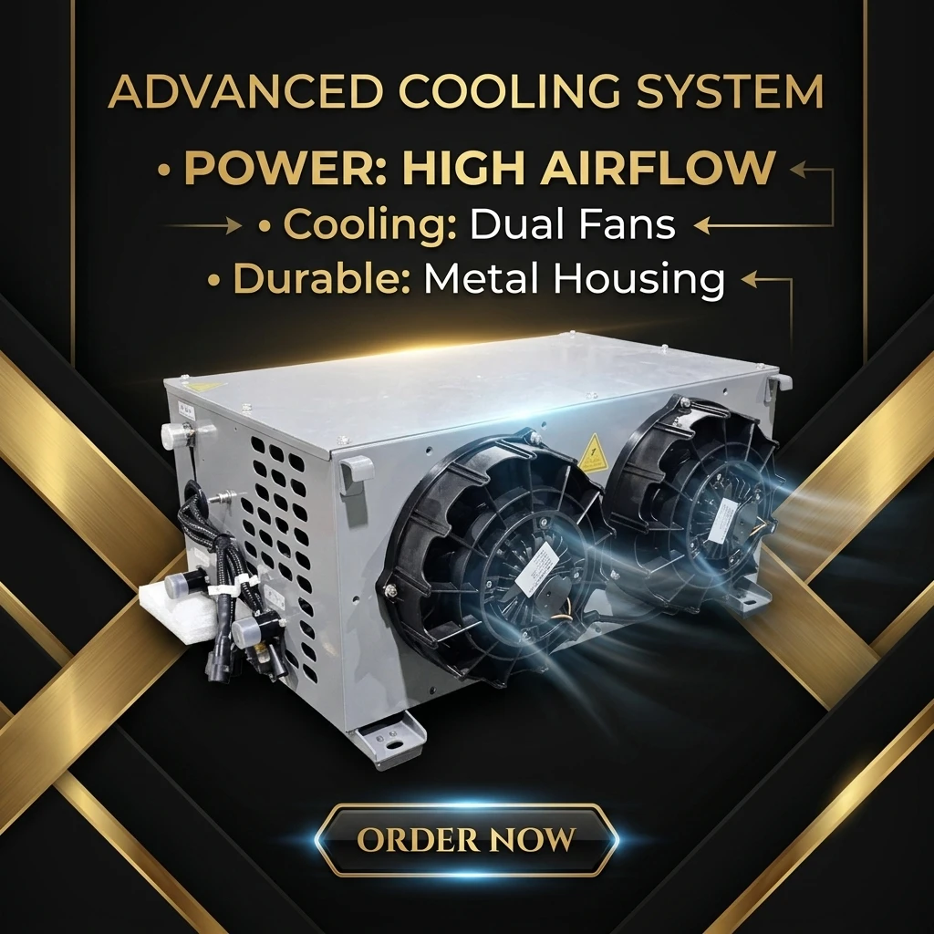 Custom OEM 8KW Battery Thermal Management System 320V DC for Battery Swap Electric Truck CAN Bus Liquid Cooling IP67