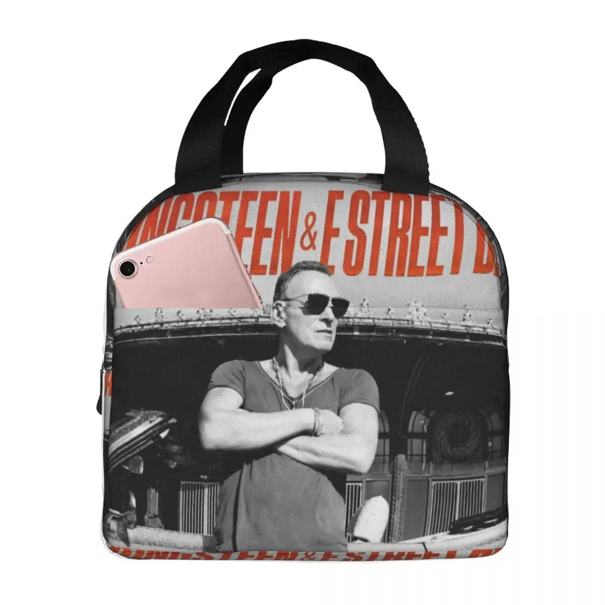 Bruce the E Street Band Springs teen Thunder Road isolierte Lunch pakete Lunch Container Kühltasche Tote Lunchbox Strand Picknick