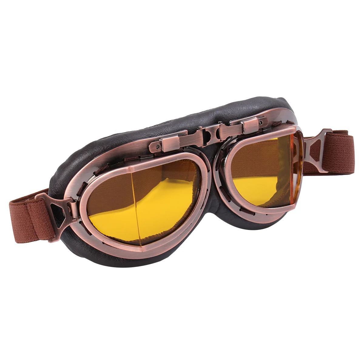 Motorbike Riding Windproof Goggles Protective Glasses Copper Plating Anti-Fog Goggles (Colorful) Motor Riding Goggles