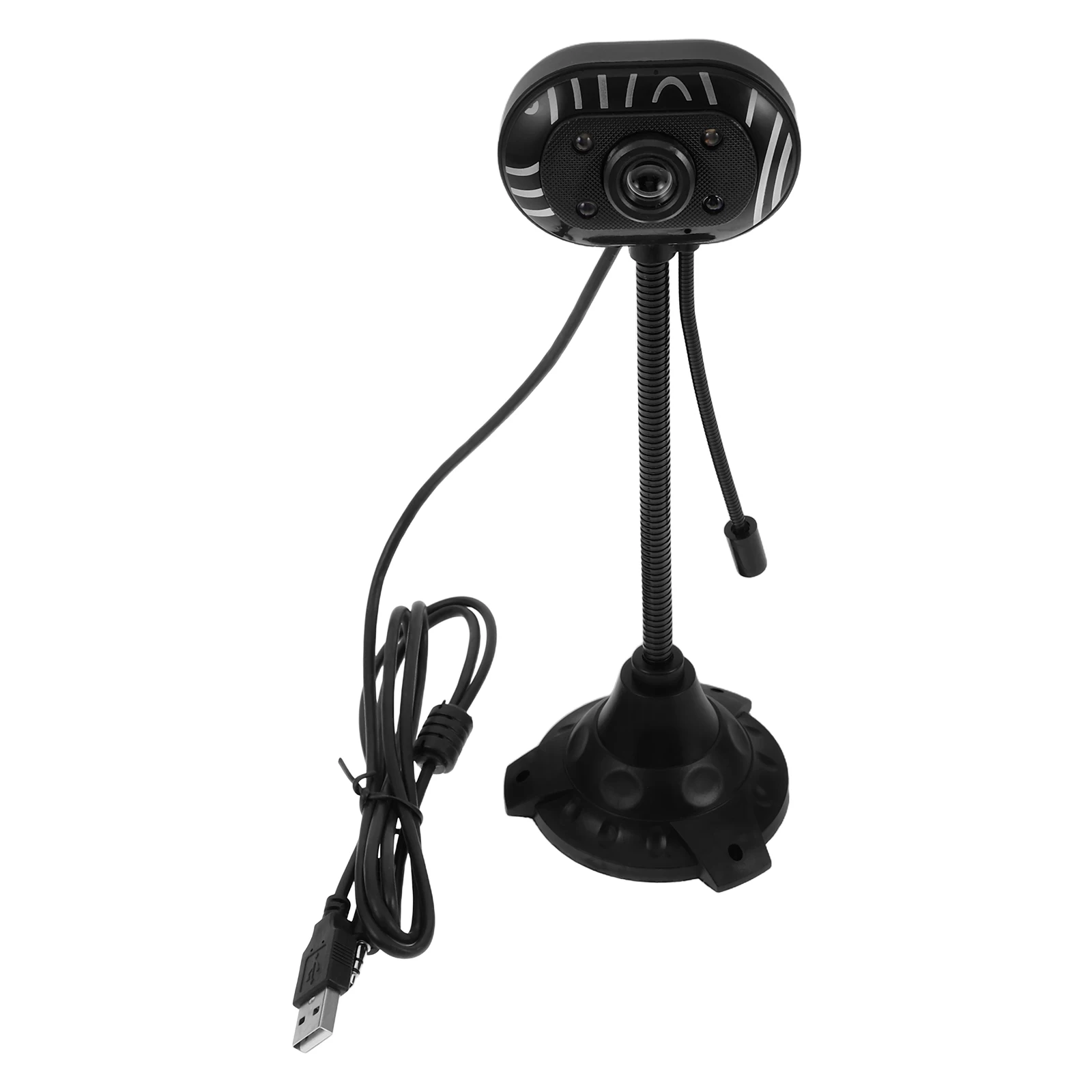 

Hd Webcam For Pc Usb Plug Play Computer Camera Noise-Reducing Microphone Compact Classes Video Conferencing