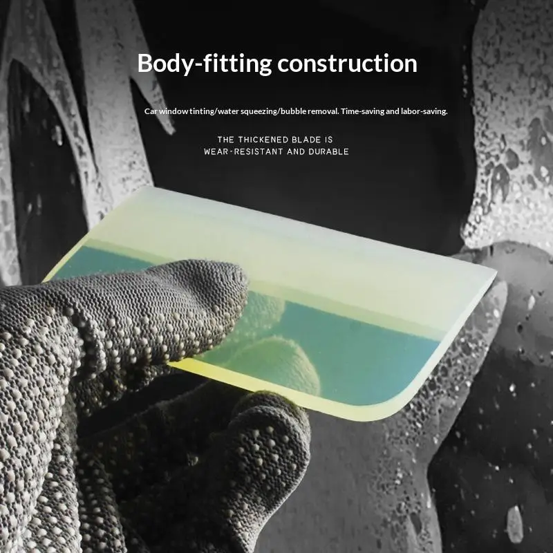 Car Film Wrapping Tool Film Scraper Window Tinting Wallpaper Protective Soft Bull Tendon Car Glass Clean Transparent Scraper