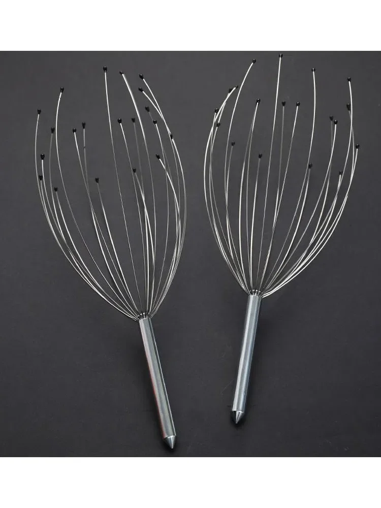 Masseur de tête pour gratter le cuir chevelu, poulpe, 9/20 griffes, extracteur sans âme, tête divine, relaxant pour l'extraction des cheveux, soins sains