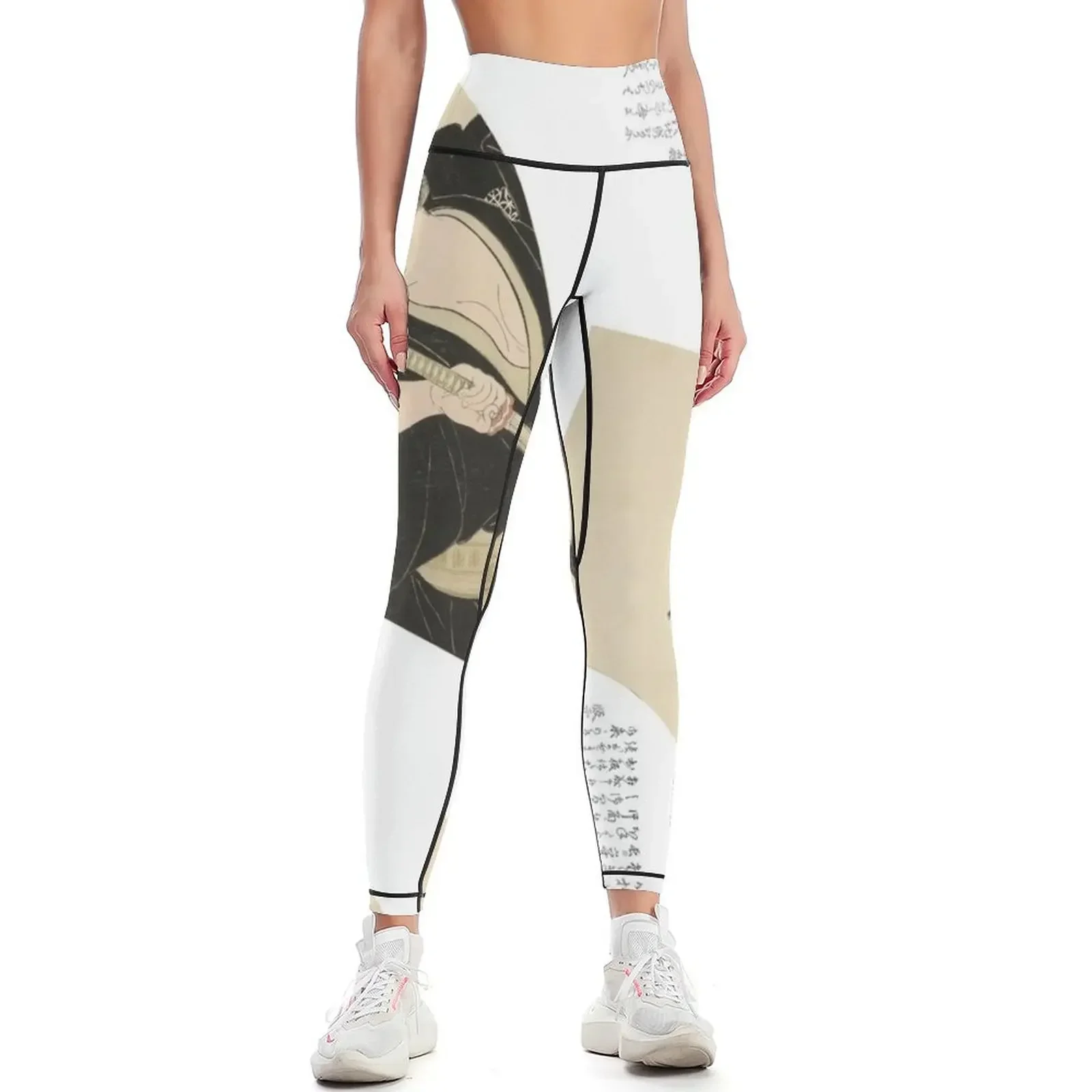 

Japanese art - Kana Calligraphy Leggings high waist Legging sexy woman sport pants Womens Leggings