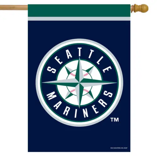 Seattle Mariners House Flag Licensed ; Briarwood Lane