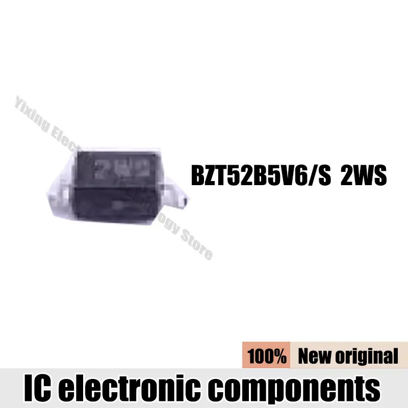 50-3000PCS NEW BZT52B5V6/S 2WS SOD-323